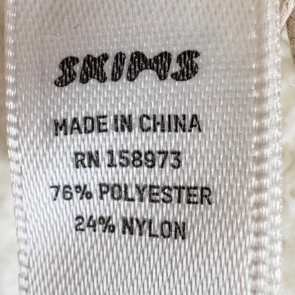 NWT Skims Cozy Wrap Knit Top Womens S/M Bone - Picture 6 of 11